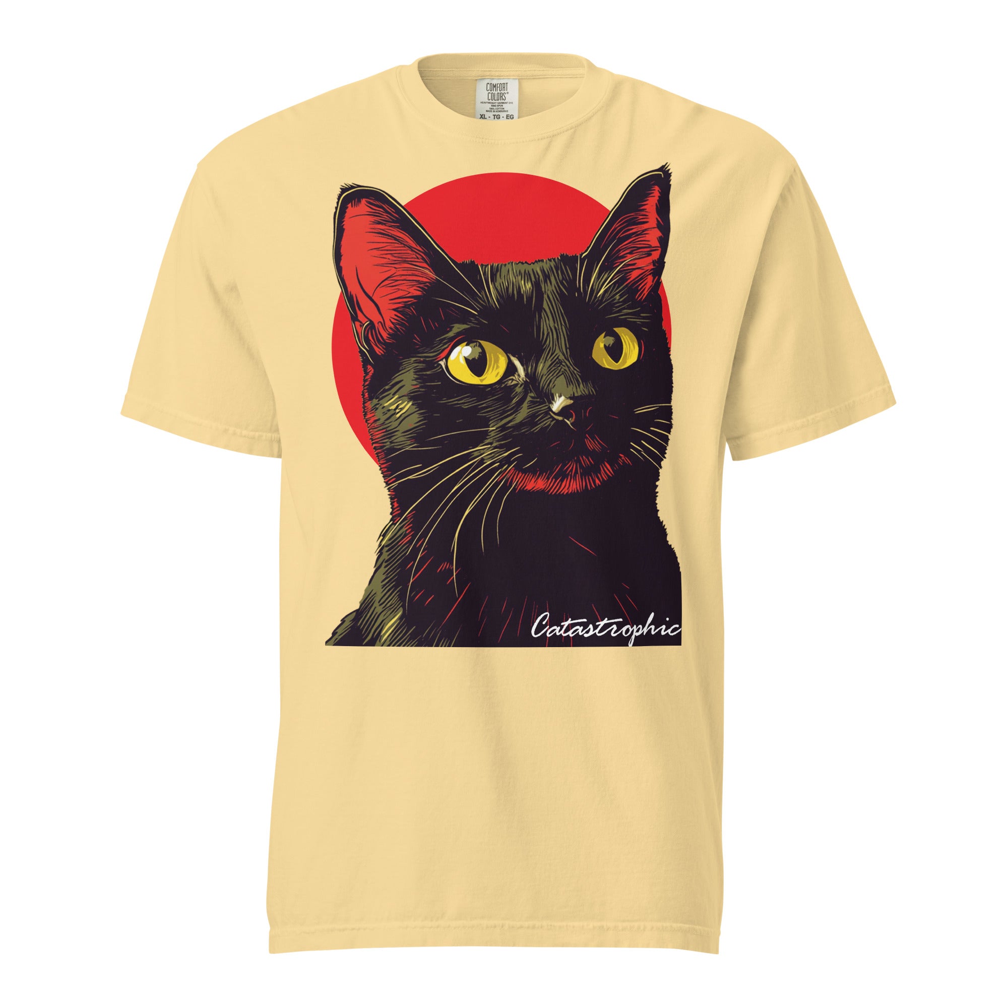 Rising Sun Cat Unisex Heavyweight T-Shirt